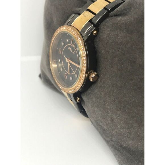 Relic Zr11787 Womens Stainless Steel Analog Dial Quartz Genuine Wrist Watch No81 - Picture 3 of 9